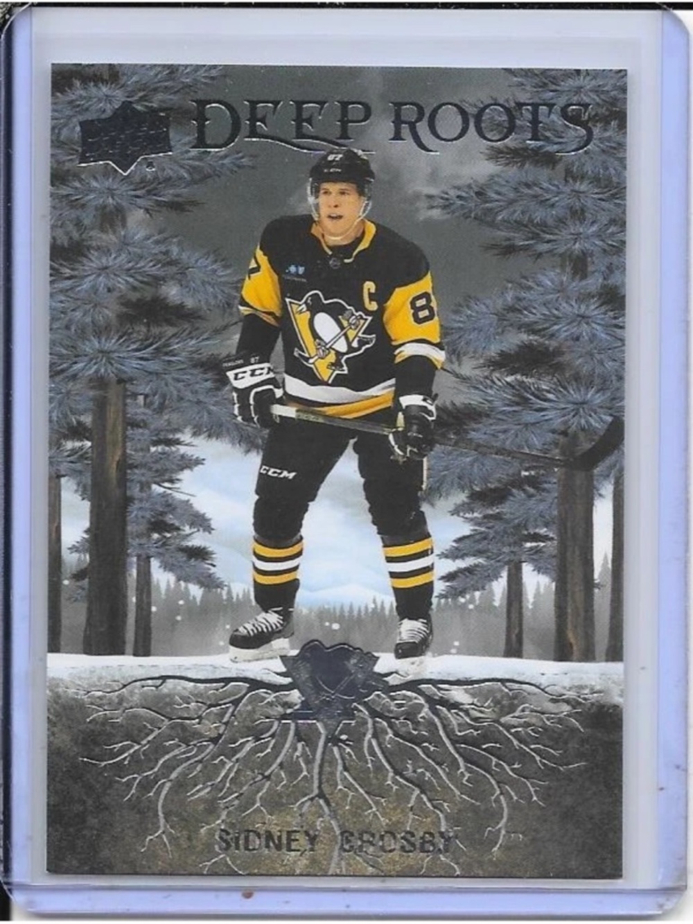 Sidney Crosby 2023/24 Upper Deck Pittsburgh Penguins Insert Hockey Card